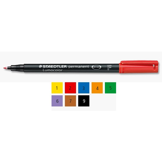 STAEDTLER Lumocolor Permanent-Marker 317M, blau
