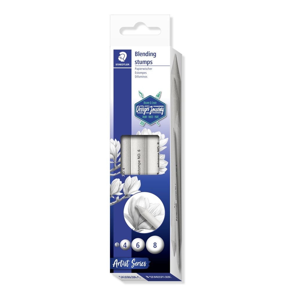 Estompe en papier 4 pièces 5426-s bk4 - staedtler
