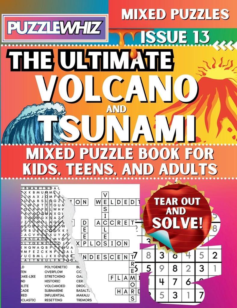The Ultimate Volcano and Tsunami Mixed Puzzle Book for Kids Teens and Adults