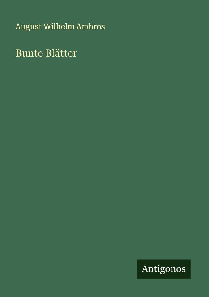 Bunte Blätter