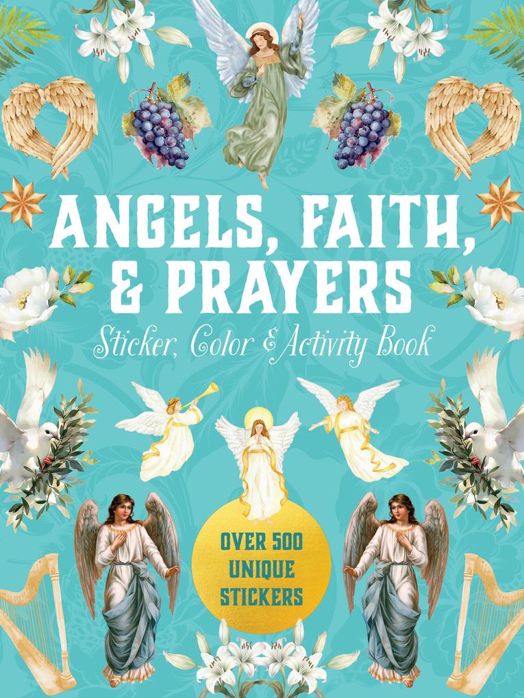 Chartwell Books Angels Faith & Prayers Sticker Color & Activity Book