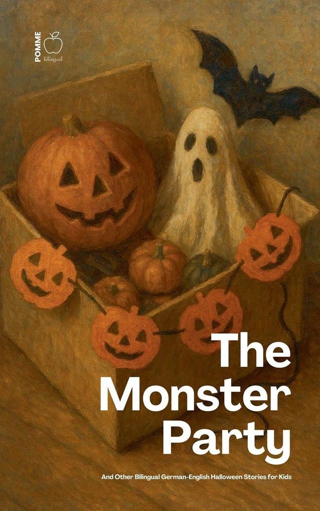 The Monster Party And Other Bilingual German-English Halloween Stories for Kids