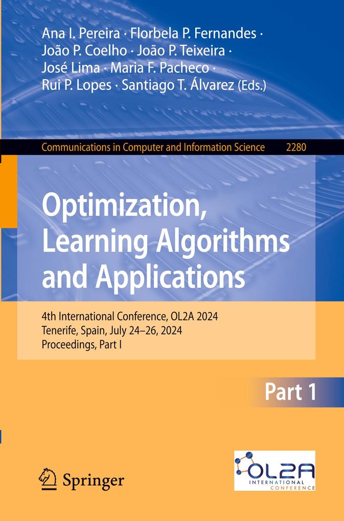 Optimization Learning Algorithms and Applications