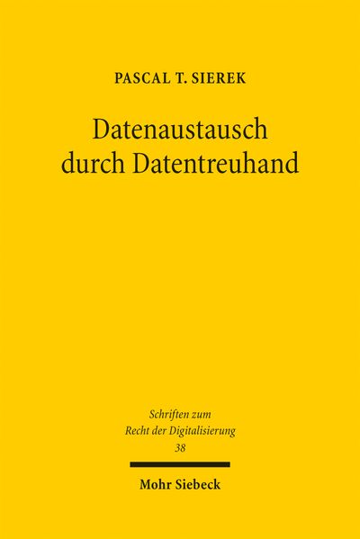 Datenaustausch durch Datentreuhand