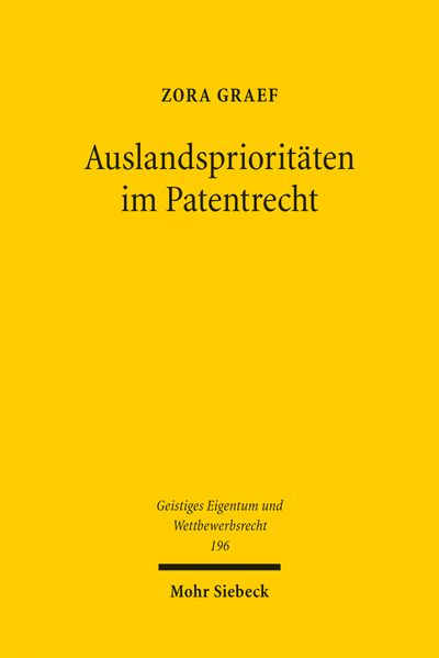 Auslandsprioritäten im Patentrecht