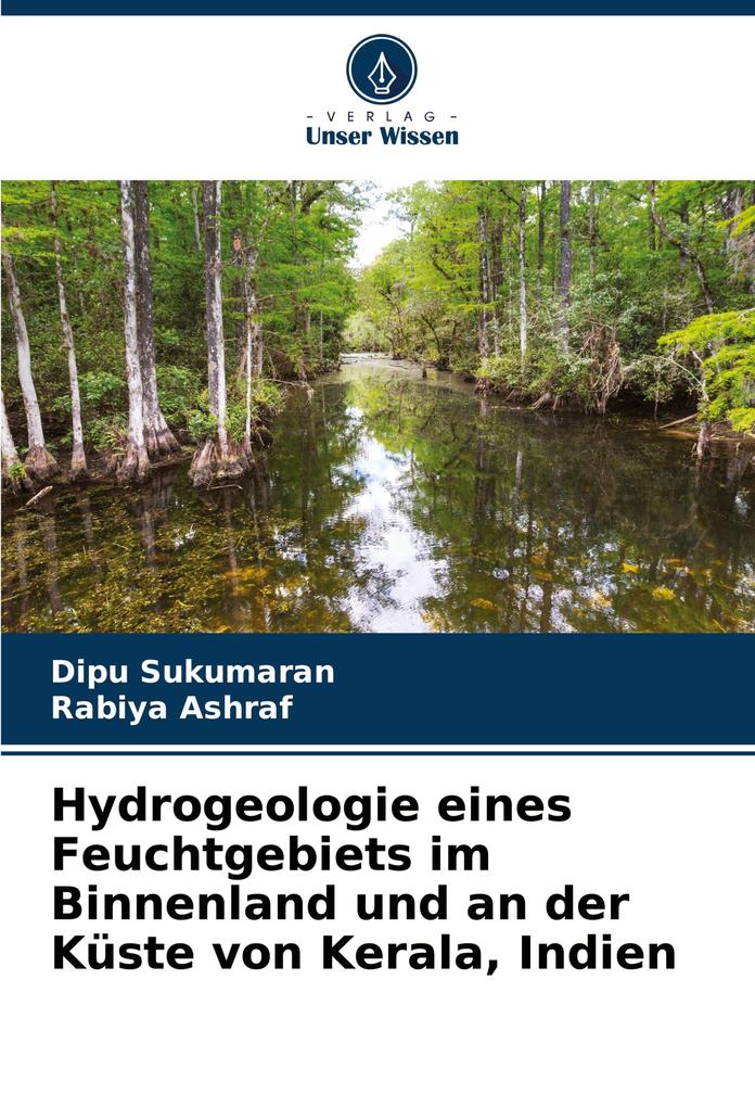 Hydrogeologie eines Feuchtgebiets im Binnenland und an der Küste von Kerala Indien