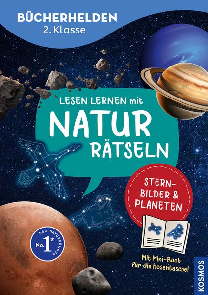 Lesen lernen mit Naturrätseln Bücherhelden 2. Klasse Sternbilder & Planeten
