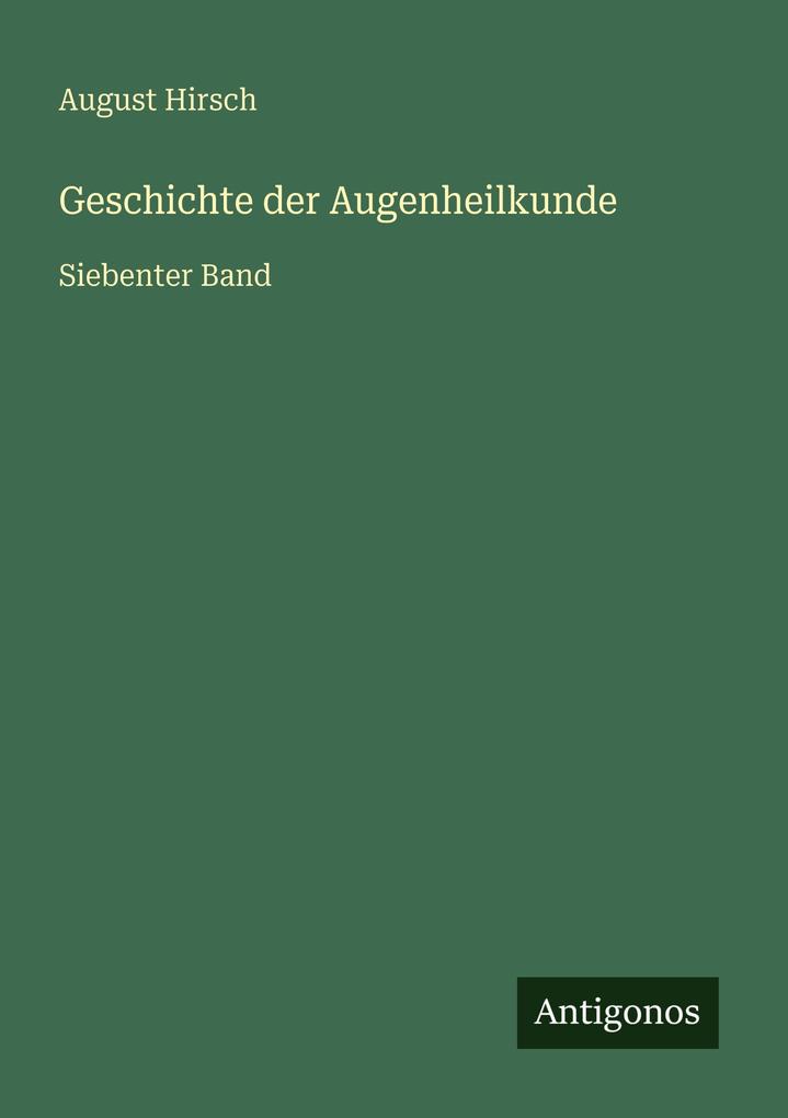 Geschichte der Augenheilkunde