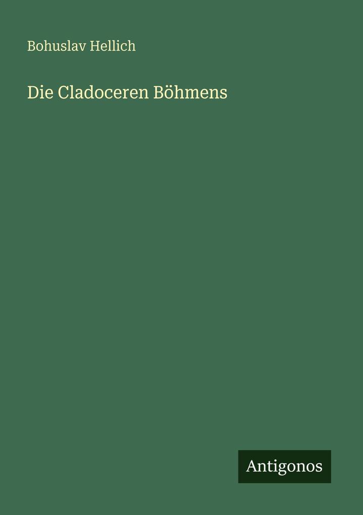 Die Cladoceren Böhmens