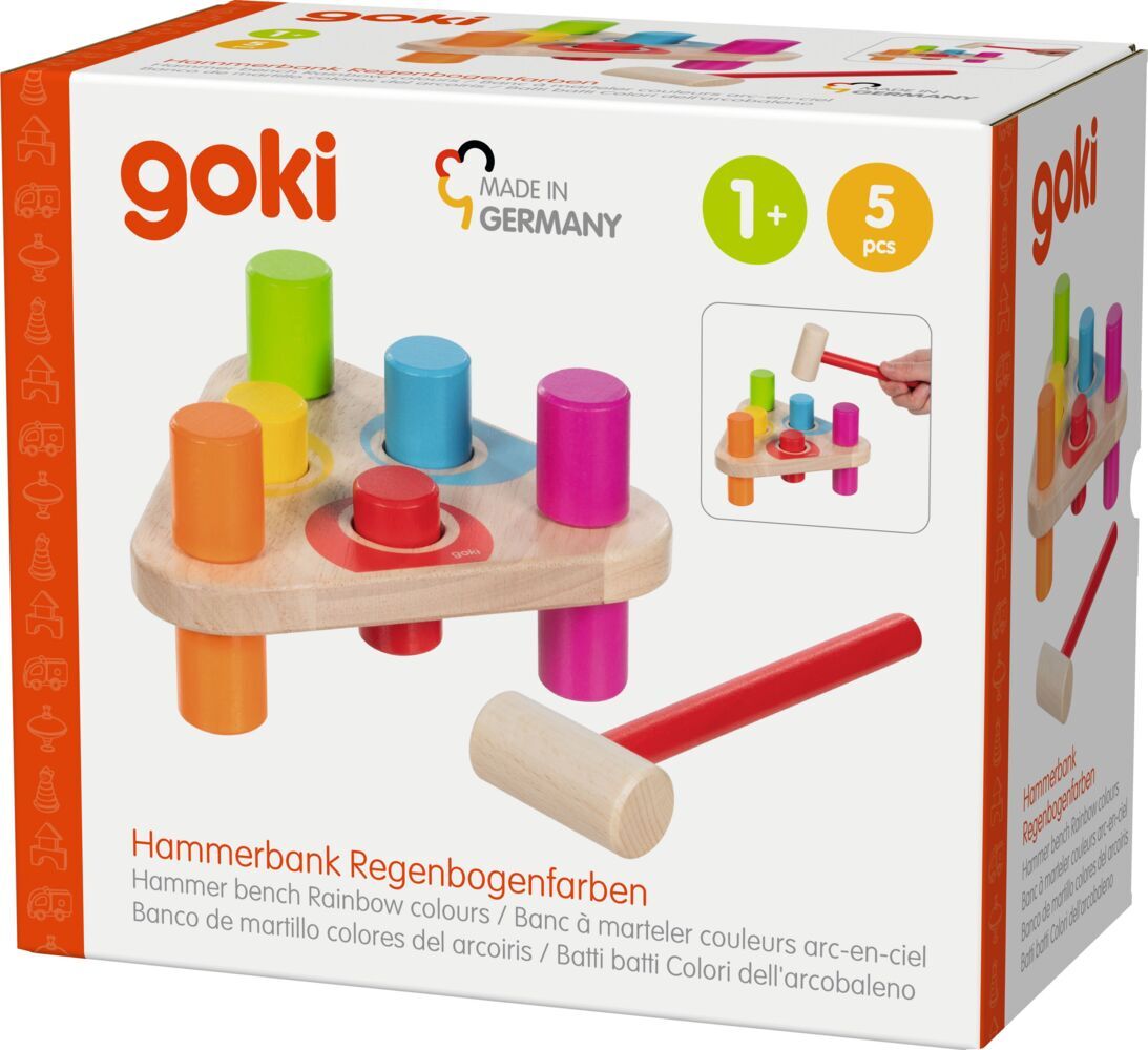 Hammerbank Regenbogenfarben