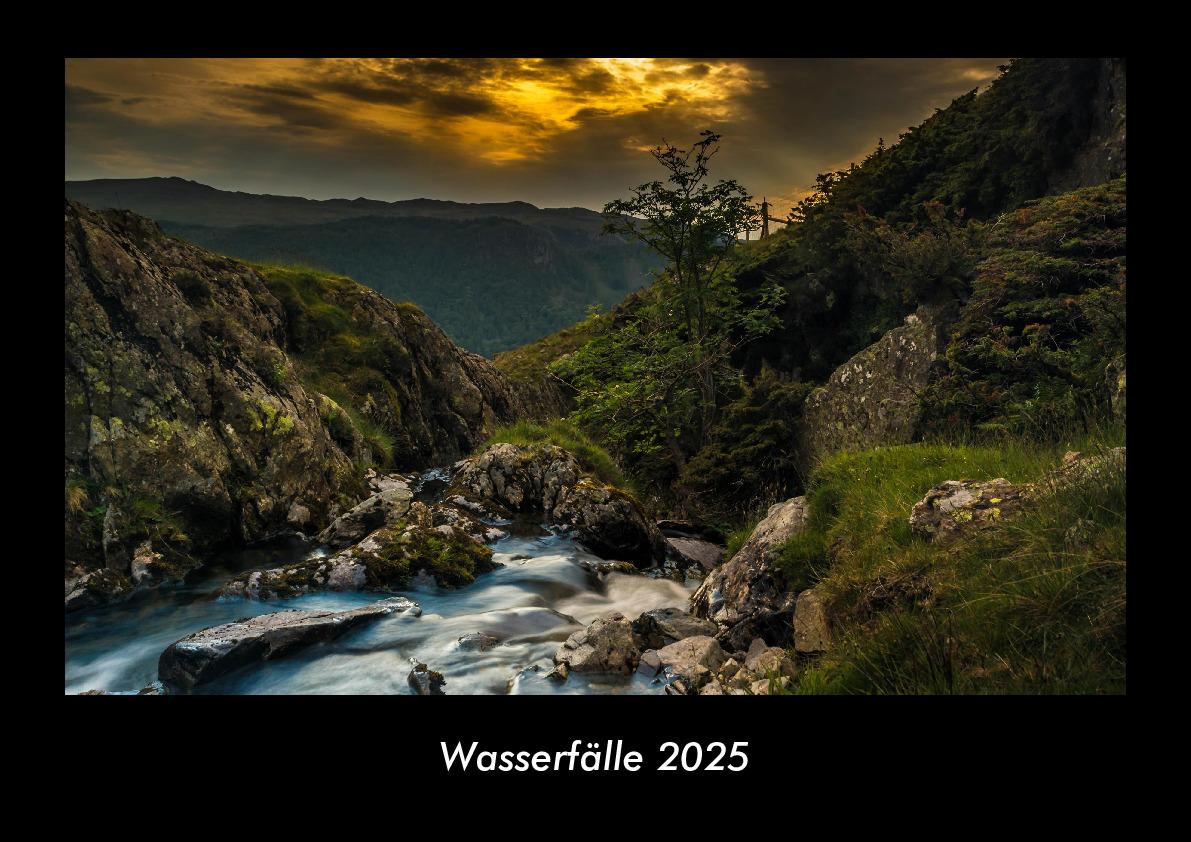 Wasserfälle 2025 Fotokalender DIN A3