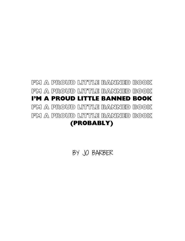 I'm a Proud Little Banned Book