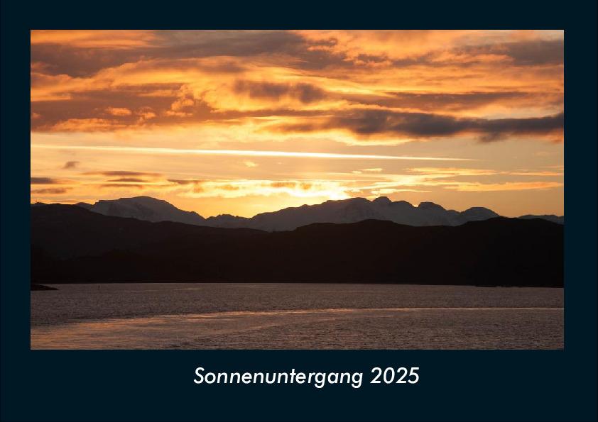 Sonnenuntergang 2025 Fotokalender DIN A4