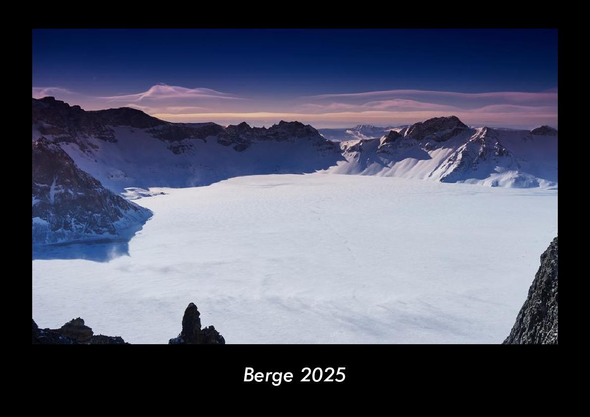 Berge 2025 Fotokalender DIN A3