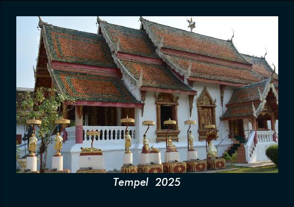 Tempel 2025 Fotokalender DIN A5