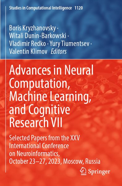 Advances in Neural Computation Machine Learning and Cognitive Research VII