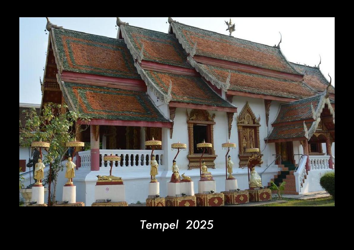 Tempel 2025 Fotokalender DIN A3