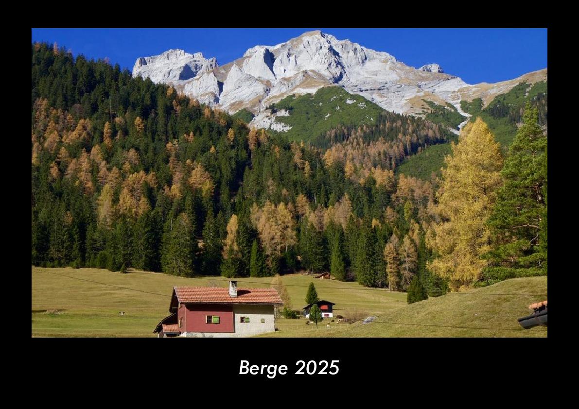 Berge 2025 Fotokalender DIN A3