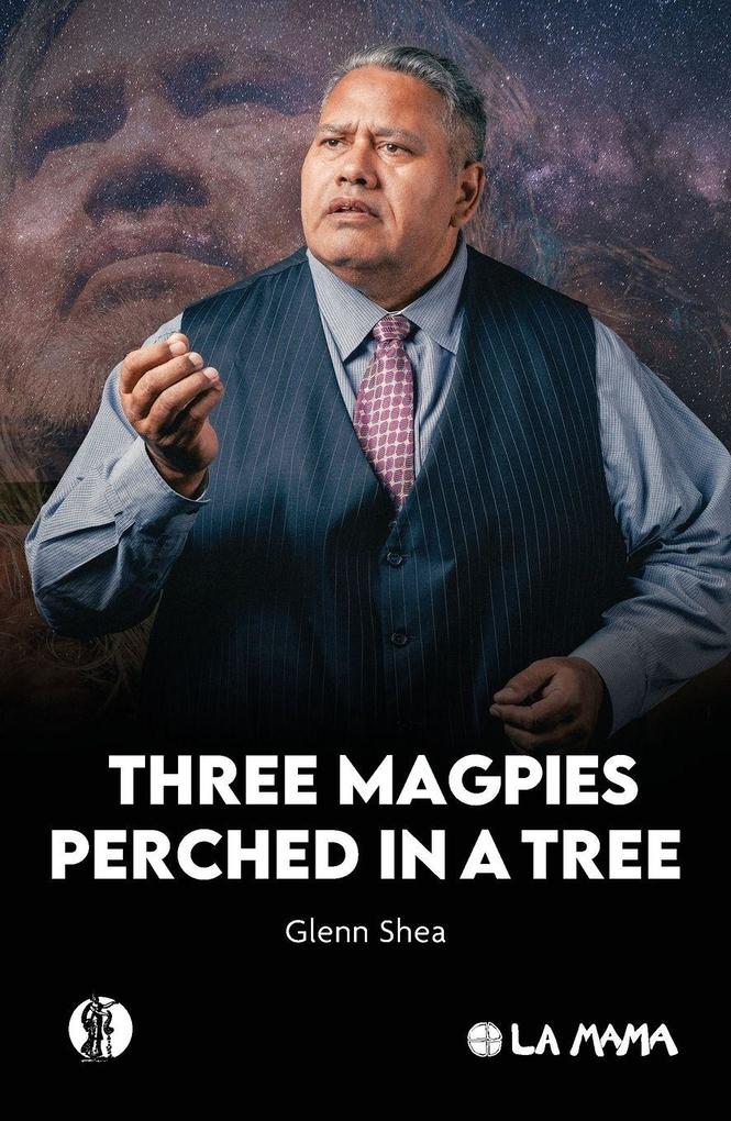 Three Magpies Perched in a Tree