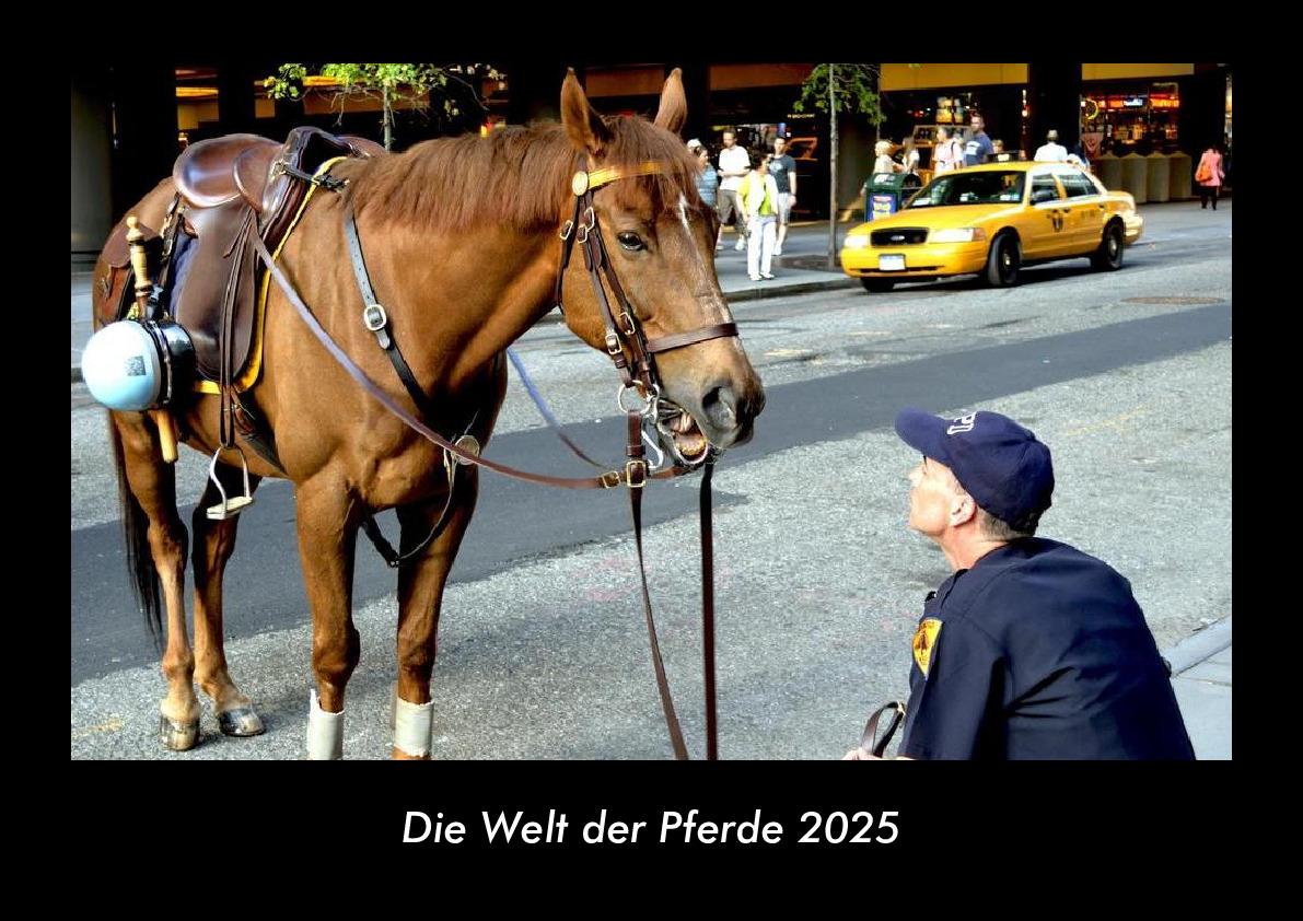 Die Welt der Pferde 2025 Fotokalender DIN A3