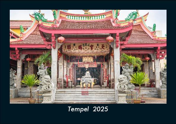 Tempel 2025 Fotokalender DIN A5