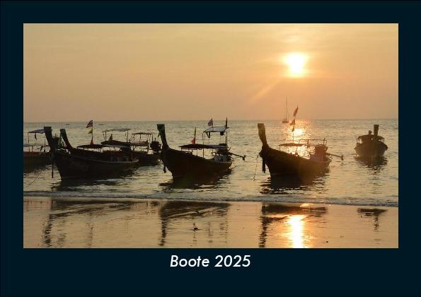 Boote 2025 Fotokalender DIN A5
