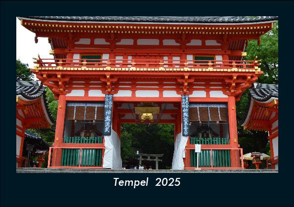 Tempel 2025 Fotokalender DIN A5