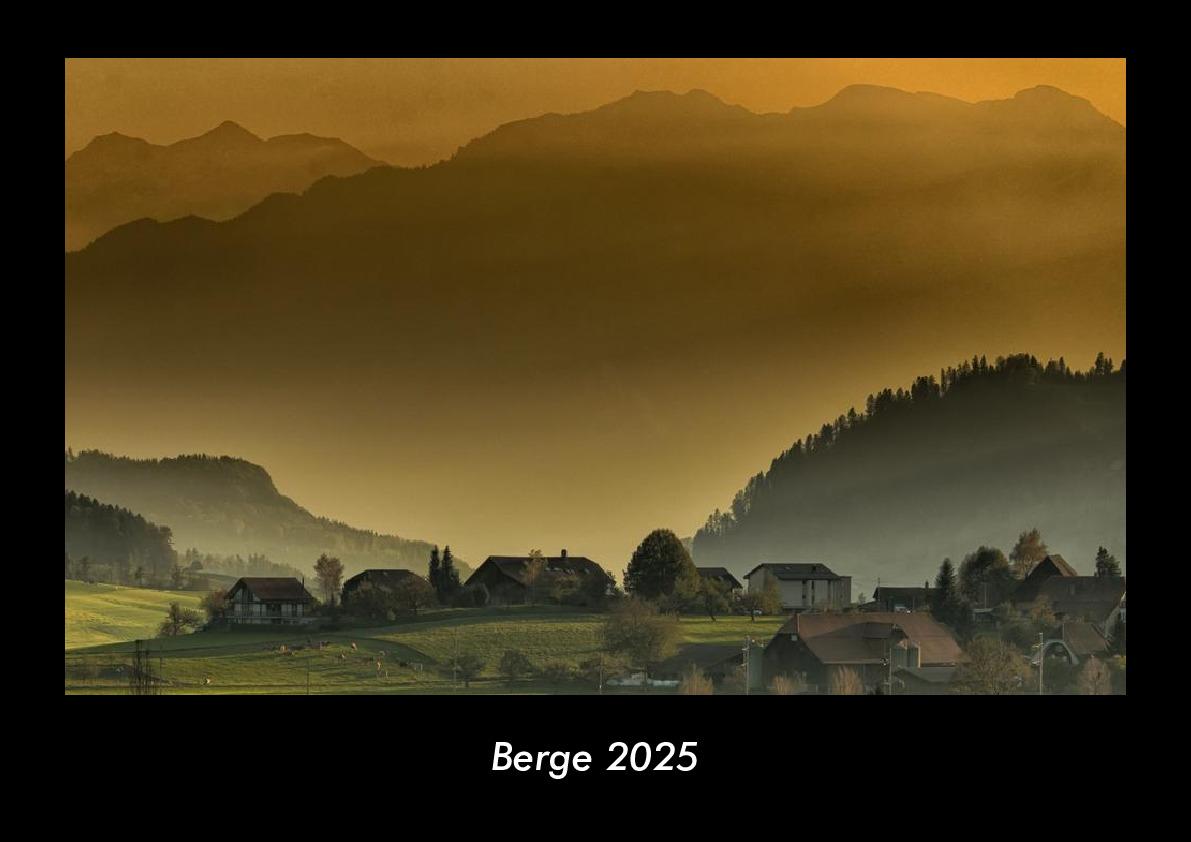 Berge 2025 Fotokalender DIN A3