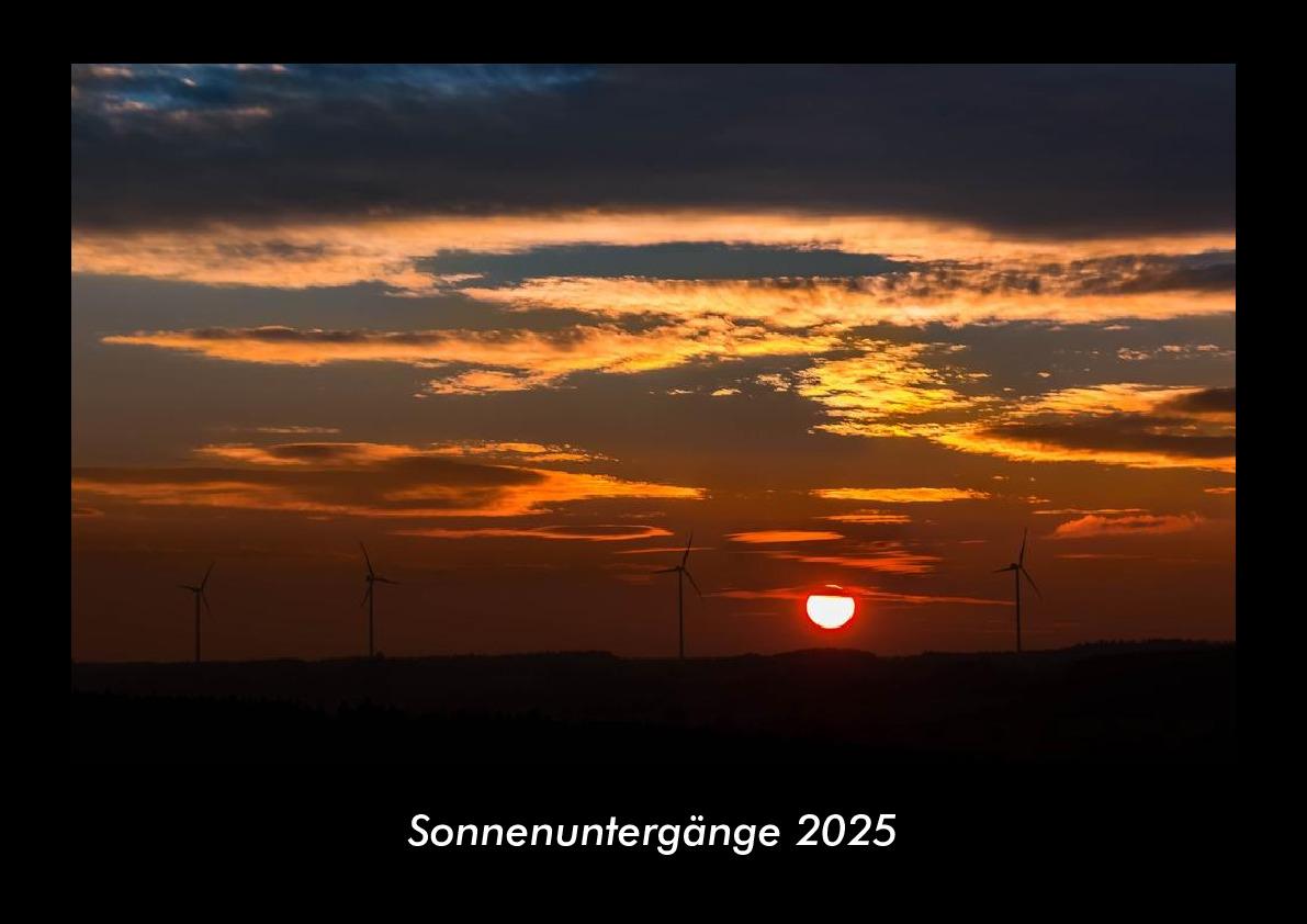 Sonnenuntergänge 2025 Fotokalender DIN A3