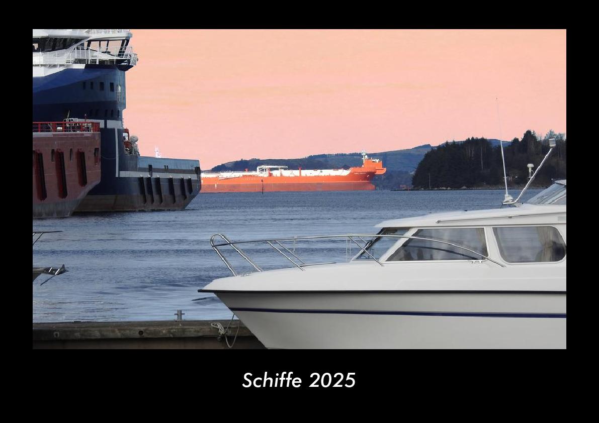 Schiffe 2025 Fotokalender DIN A3
