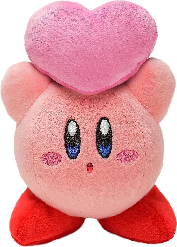 Nintendo Kirby mit Herz Plüschfigur 16 cm