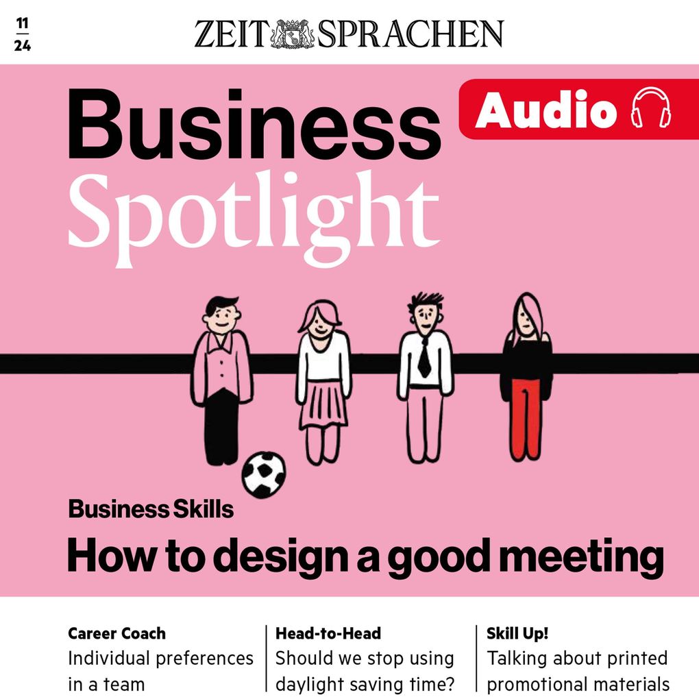 Business Englisch lernen Audio Gute Meetings organisieren