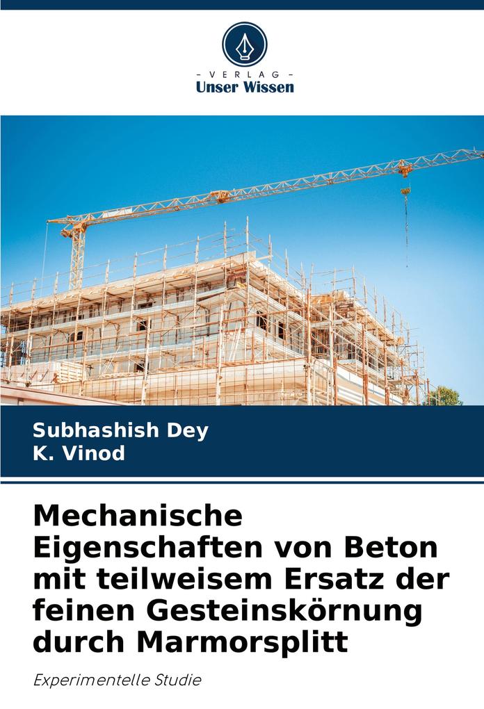 Mechanische Eigenschaften von Beton mit teilweisem Ersatz der feinen Gesteinskörnung durch Marmorsplitt