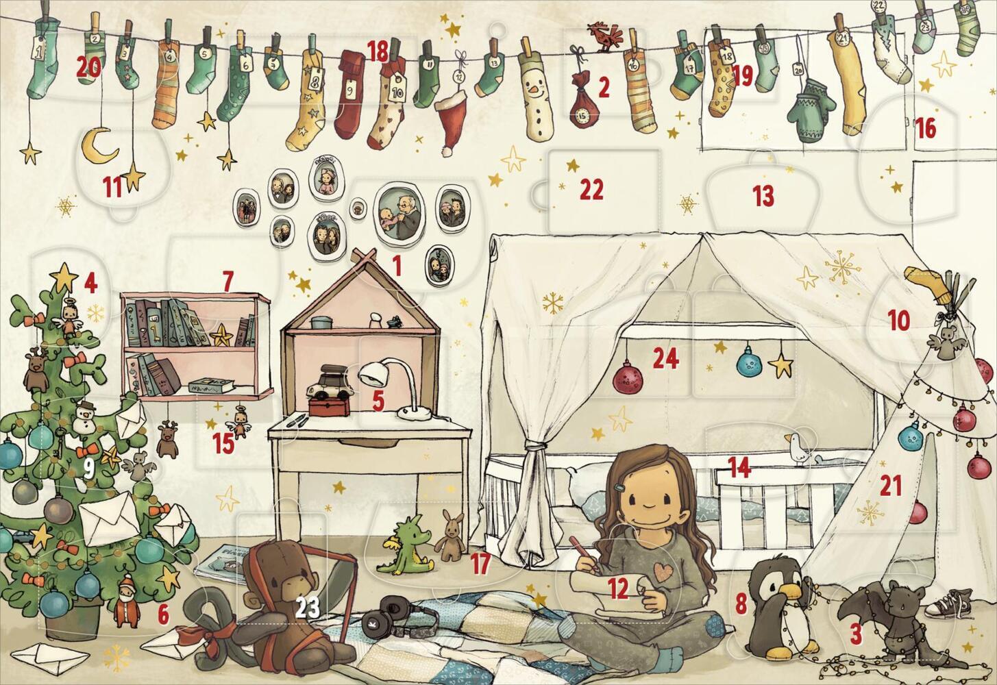 Adventskalender - Weihnachten mit Anouk | Wandkalender