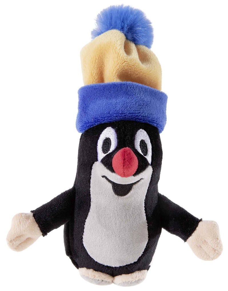 Heunec 633766 - Der kleine Maulwurf mit Mütze Plüschfigur 18 cm