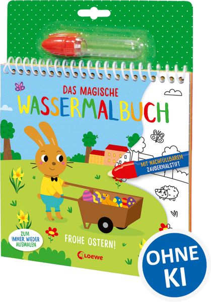 Das magische Wassermalbuch - Frohe Ostern!