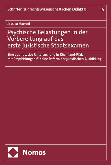 Psychische Belastungen in der Vorbereitung auf das erste juristische Staatsexamen