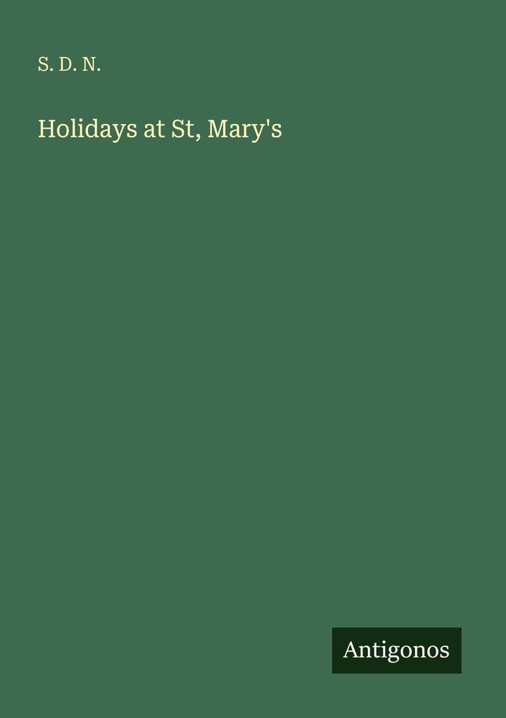Holidays at St Mary's