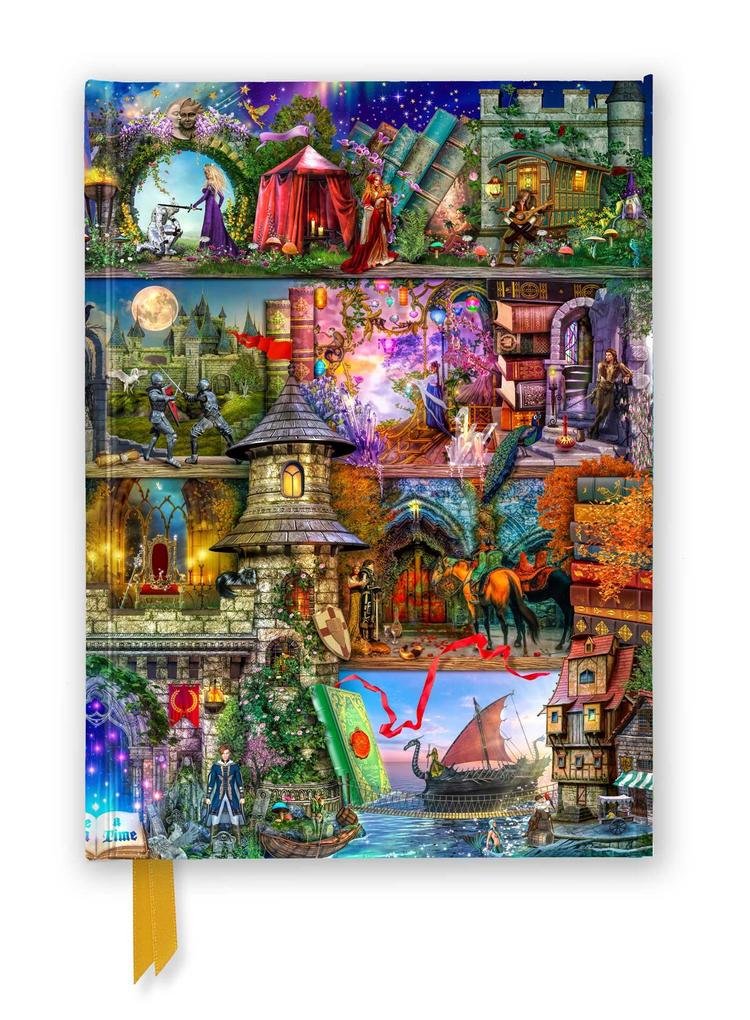 Flame Tree Publishing Aimee Stewart, Once Upon A Fairy Tale (Foiled Journal)
