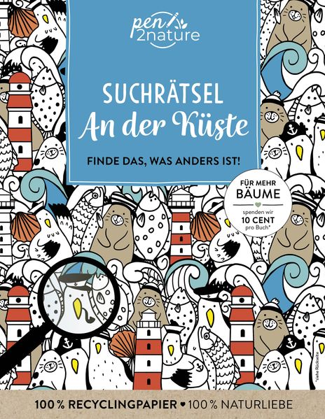 Suchrätsel An der Küste I Finde das was anders ist!