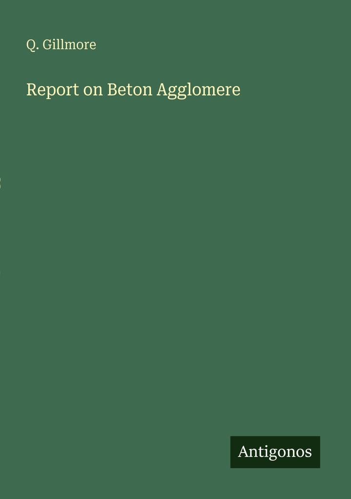 Report on Beton Agglomere