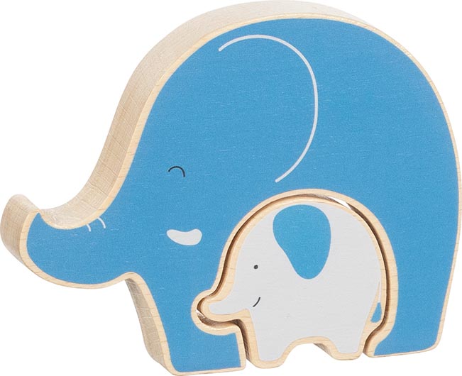 Goki 57330 - Aufstellpuzzle Elefant