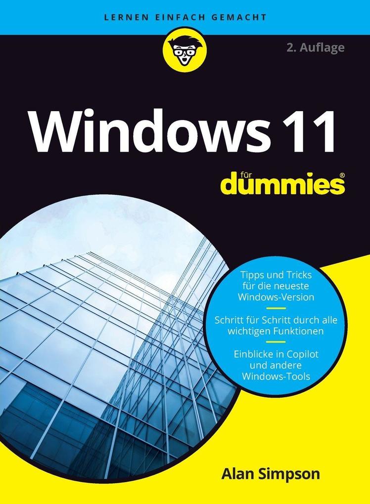 Wiley-Vch GmbH Windows 11 Für Dummies