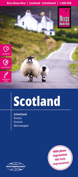 Reise Know-How | Landkarte Schottland / Scotland (1:400.000)