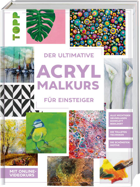 Buch "Der ultimative ACRYLMALKURS für Einsteiger"