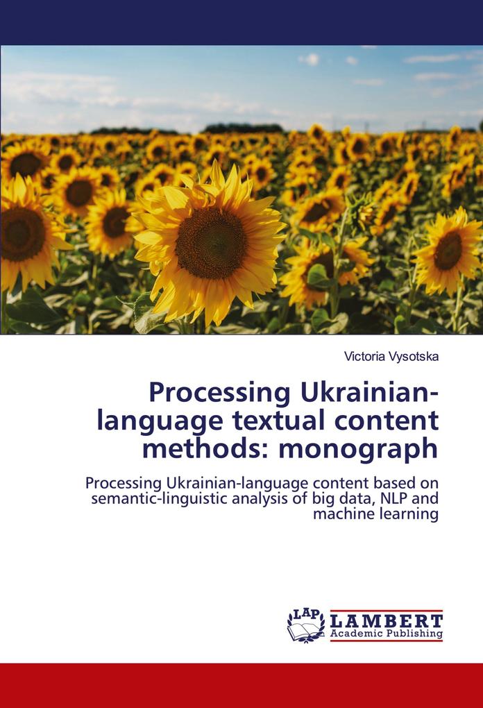 Processing Ukrainian-language textual content methods: monograph