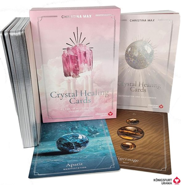 Crystal Healing Cards - 44 Karten mit Botschaften und Anleitung (Heilsteine Edelsteine Kristalle - Bedeutung und Anwendung)