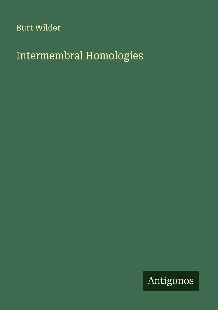 Intermembral Homologies