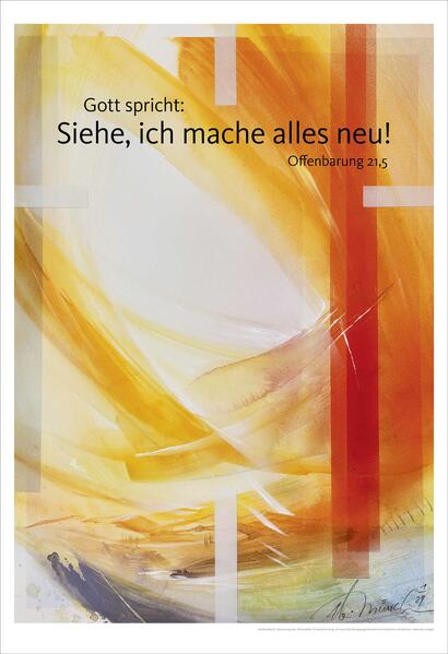 Jahreslosung Eberhard Münch 2026 Kunstdruck 63 x 92cm