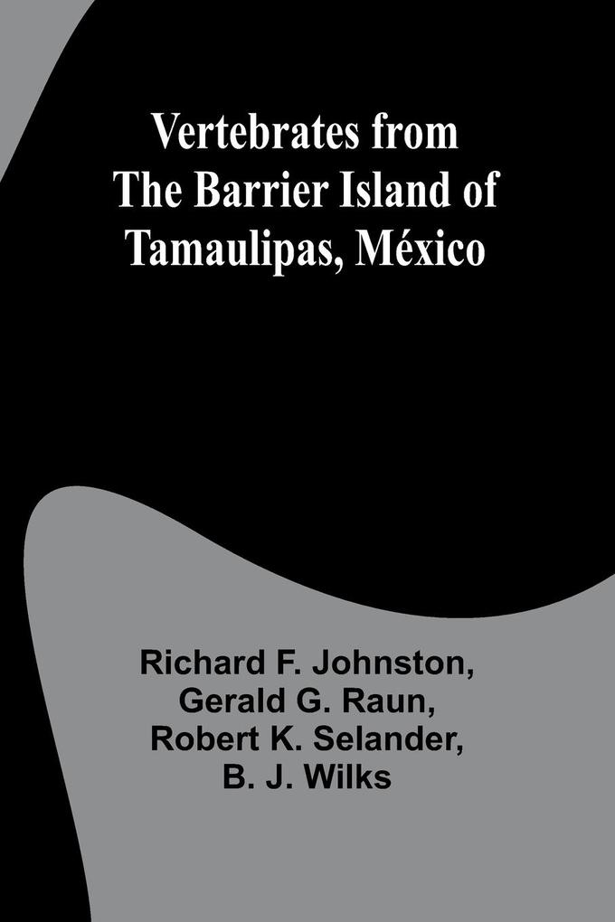 Vertebrates from the Barrier Island of Tamaulipas México